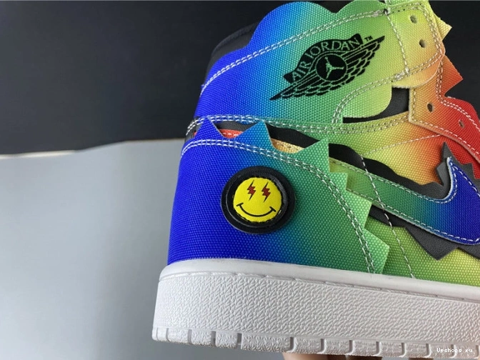 OG 1 "J BALVIN" HIGH JORDAN DC1786-125 BALVIN’S J AIR MULTI-COLOR 1104